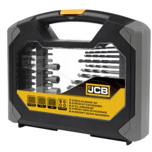 JCB 40PC COMBINATION DRILL AND BIT SET
