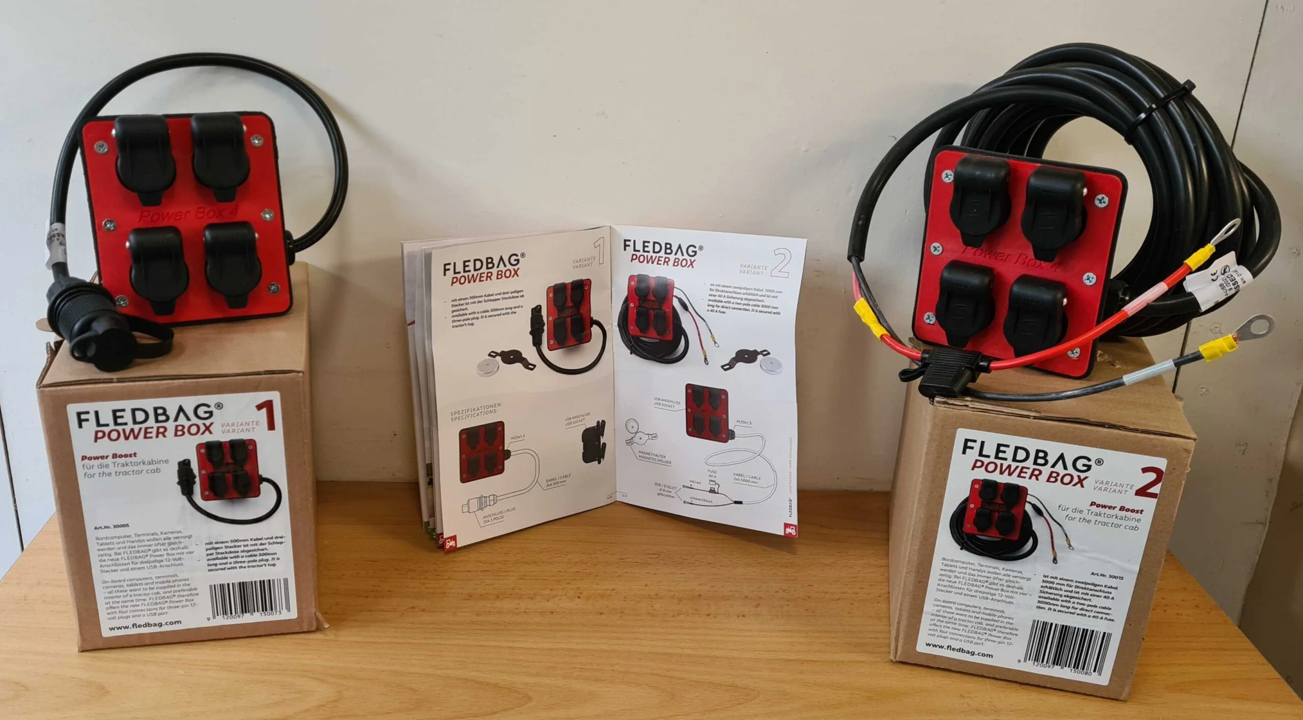 Fledbag Power Box V1 - Add 4 Power Sockets to your tractor cab - Image 9