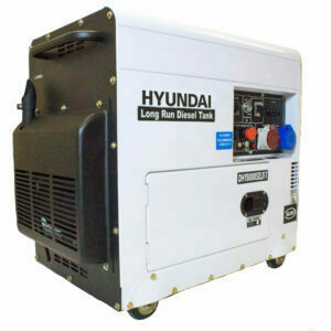 Hyundai 6kW/7.5kVA Multi-phase - Single and Three Phase - Silenced Long Run Standby Diesel Generator