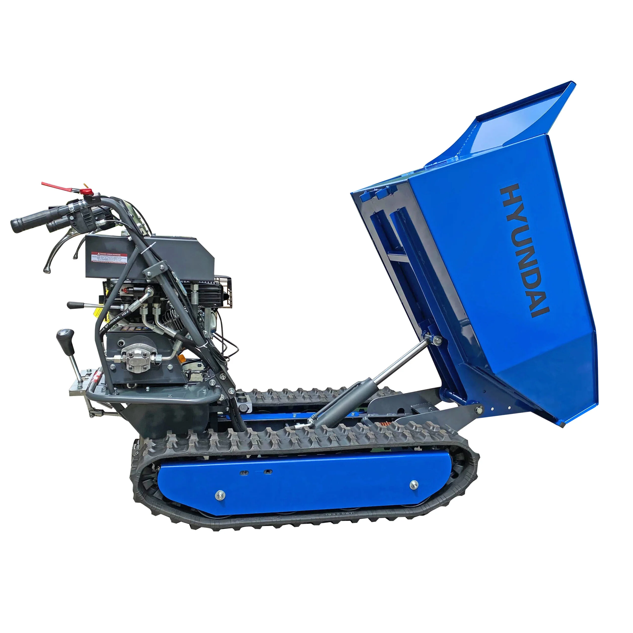 Hyundai 500kg Tracked Mini Dumper with 196cc IC200V petrol engine - Image 11