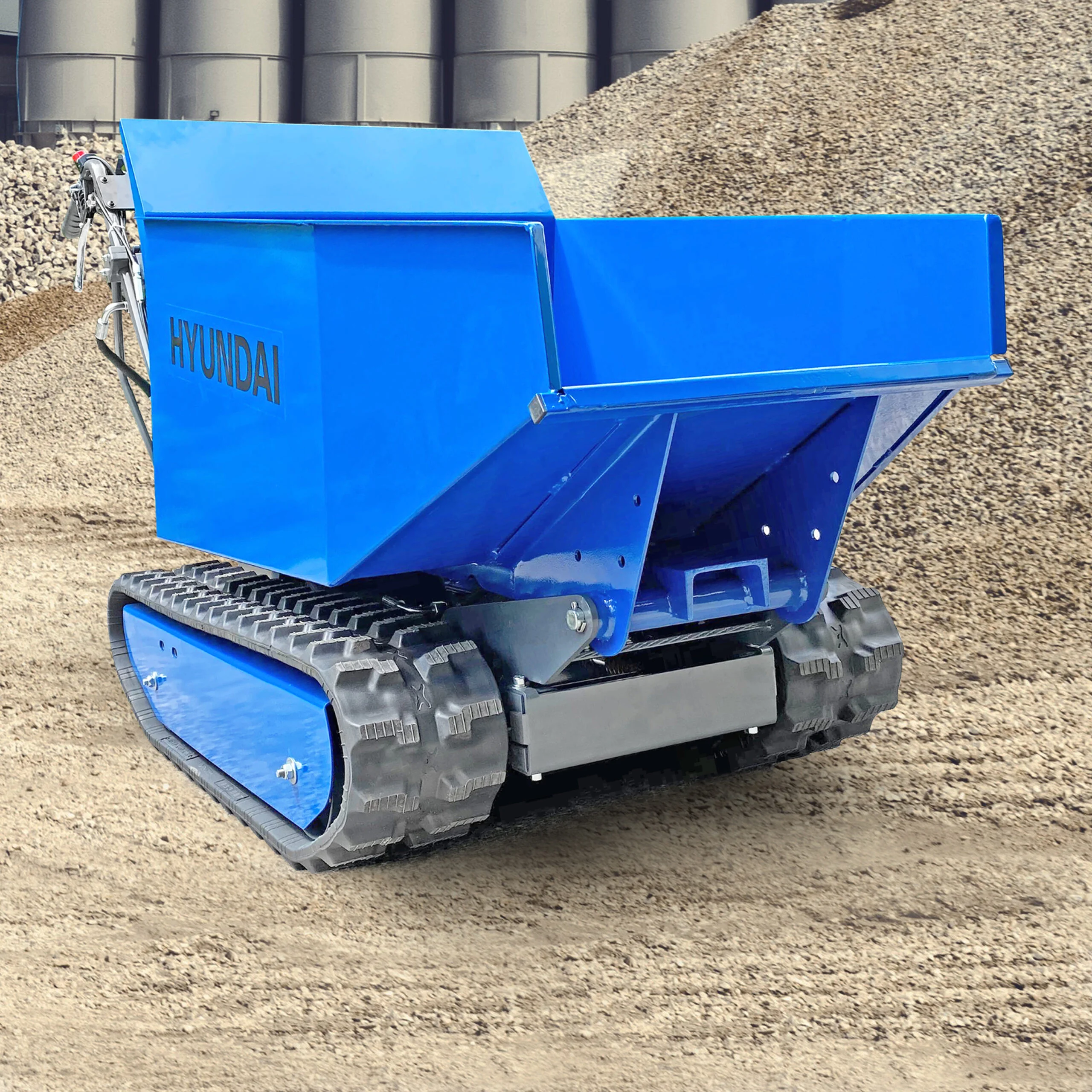 Hyundai 500kg Tracked Mini Dumper with 196cc IC200V petrol engine - Image 2