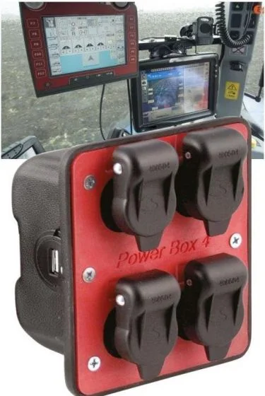Fledbag Power Box V1 - Add 4 Power Sockets to your tractor cab