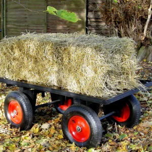 SCH Supplies Four Wheel Turn Table Trolley - FBT2