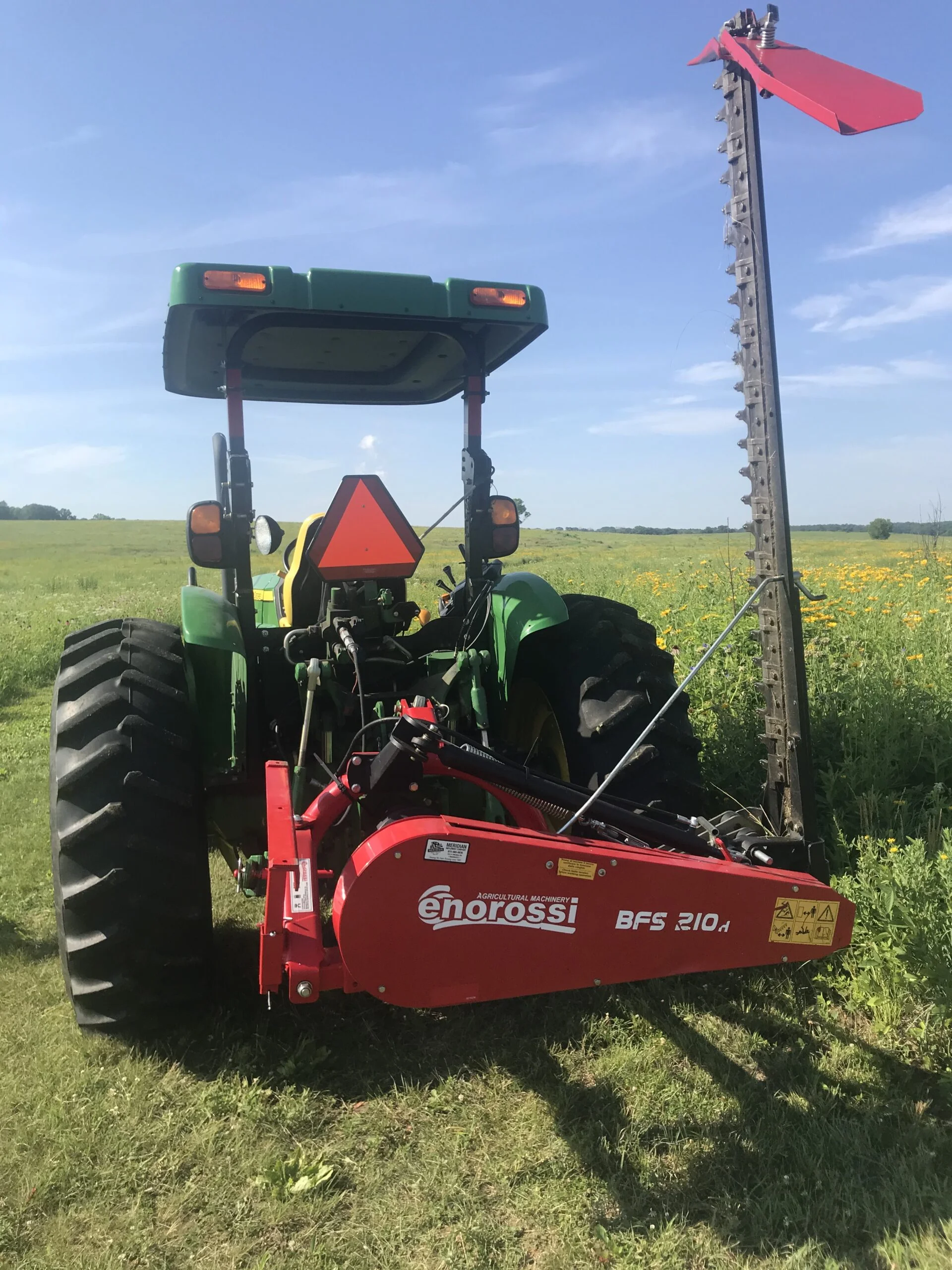 Enorossi BFT180H Double Bladed Sickle Bar Mower 1.8m - Self Sharpening - Ex Show - Image 6