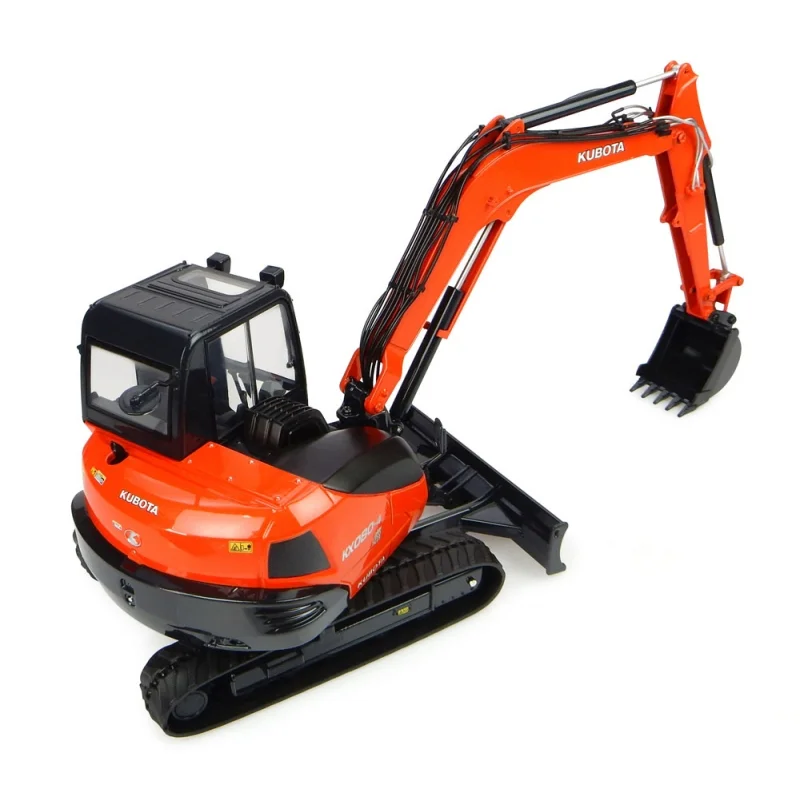 Kubota KX080-4 Tracked Compact Excavator Diecast Model - Universal Hobbies - Image 2