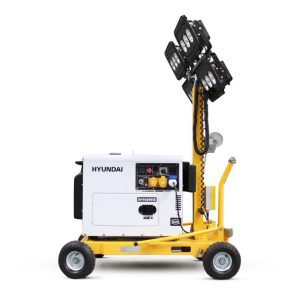 DHY6000SE-LT800 800W LED Mobile Lighting Tower With DHY6000SE 5.2kW Diesel Generator