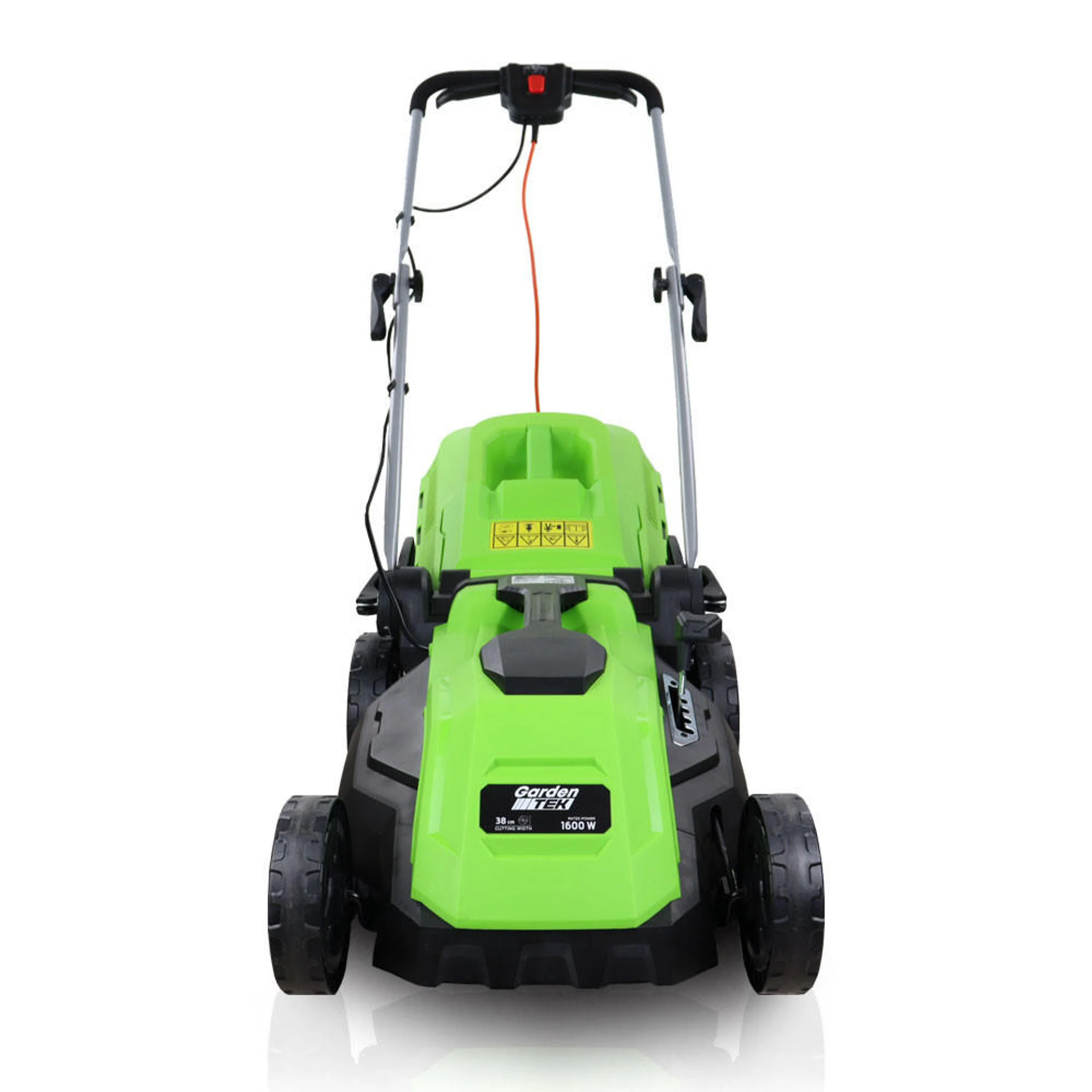 Gardentek Electric 1600W / 230V 38cm Rotary Rear Roller Mulching Lawnmower - Image 5