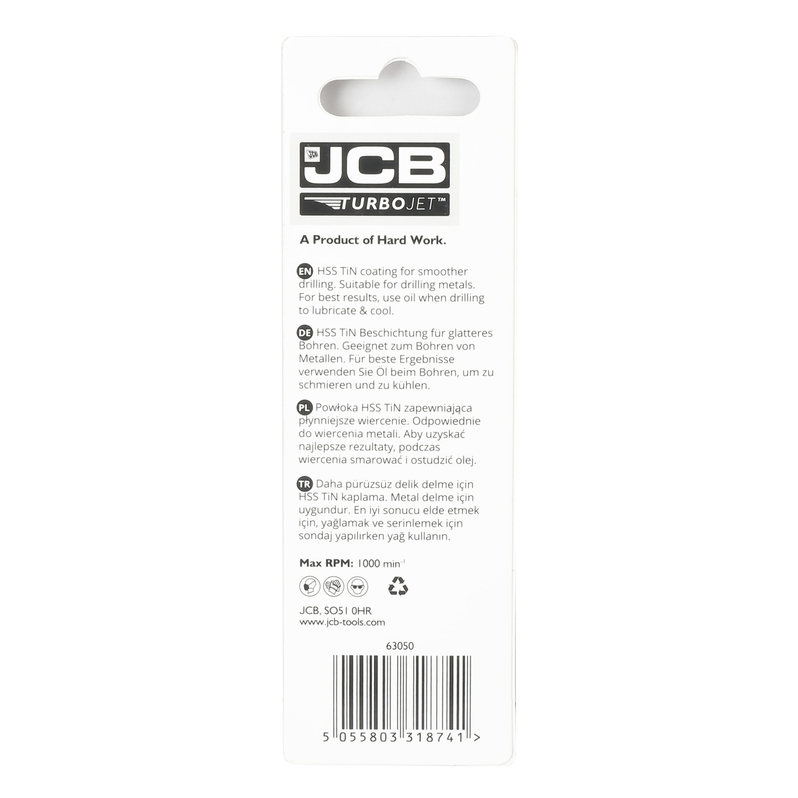 JCB TURBOJET 7 POINT HSS DRILL 6X93MM - Image 2