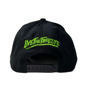 Arbortec AT051 - Baseball Cap Classic Shape Front Icon - Black/Lime - Image 2