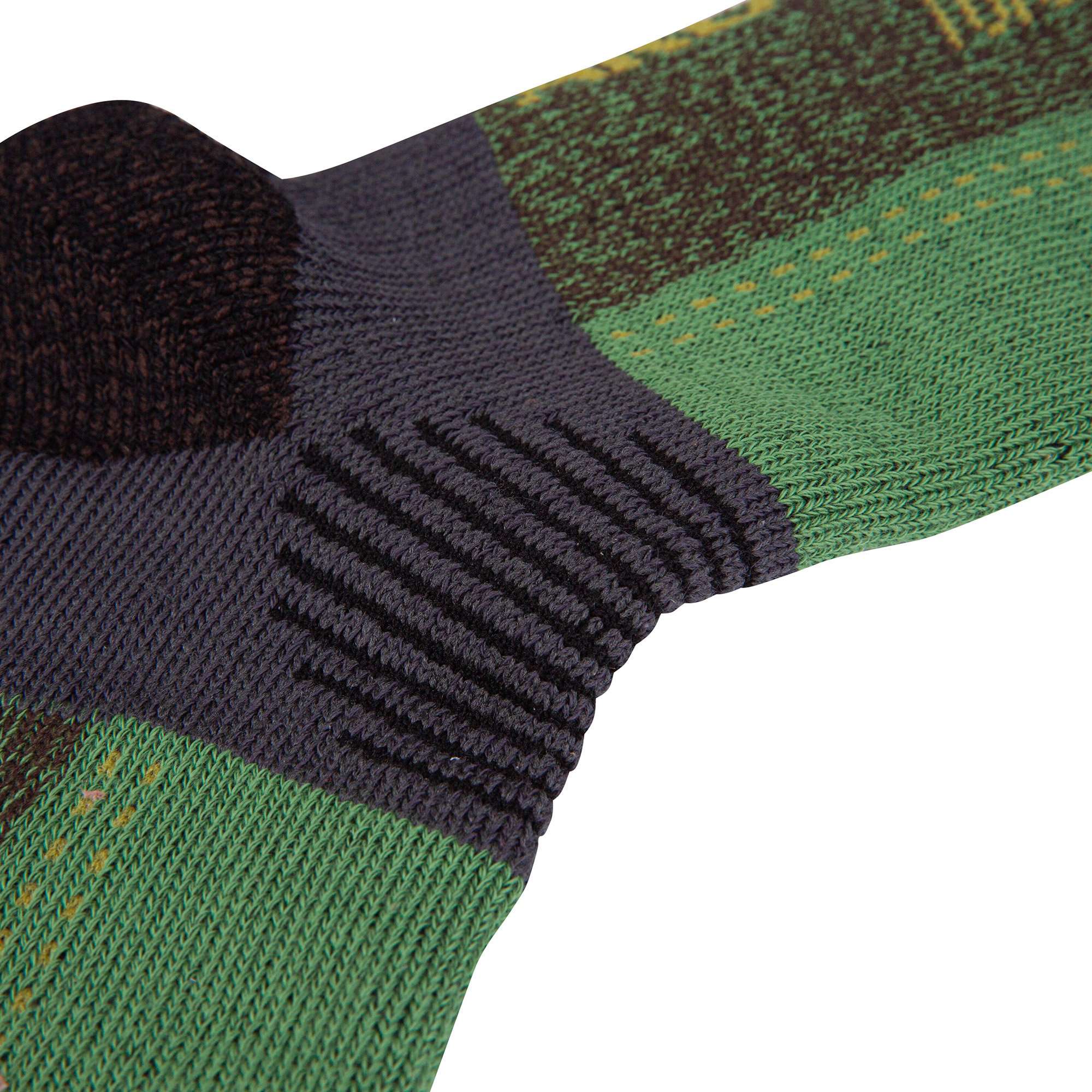 AT3820 Lo Sock Xpert - Olive/Yellow - Image 5