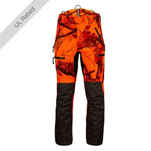 AT4060(US)- Breatheflex Pro Realtree Chainsaw Pants UL Rated - Orange