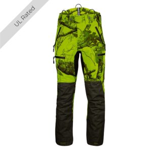AT4060(US) - Breatheflex Pro Realtree Chainsaw Pants UL Rated - Lime
