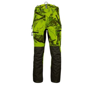 AT4060 - Breatheflex Pro Realtree Chainsaw Trousers Design A/Class 1 - Lime