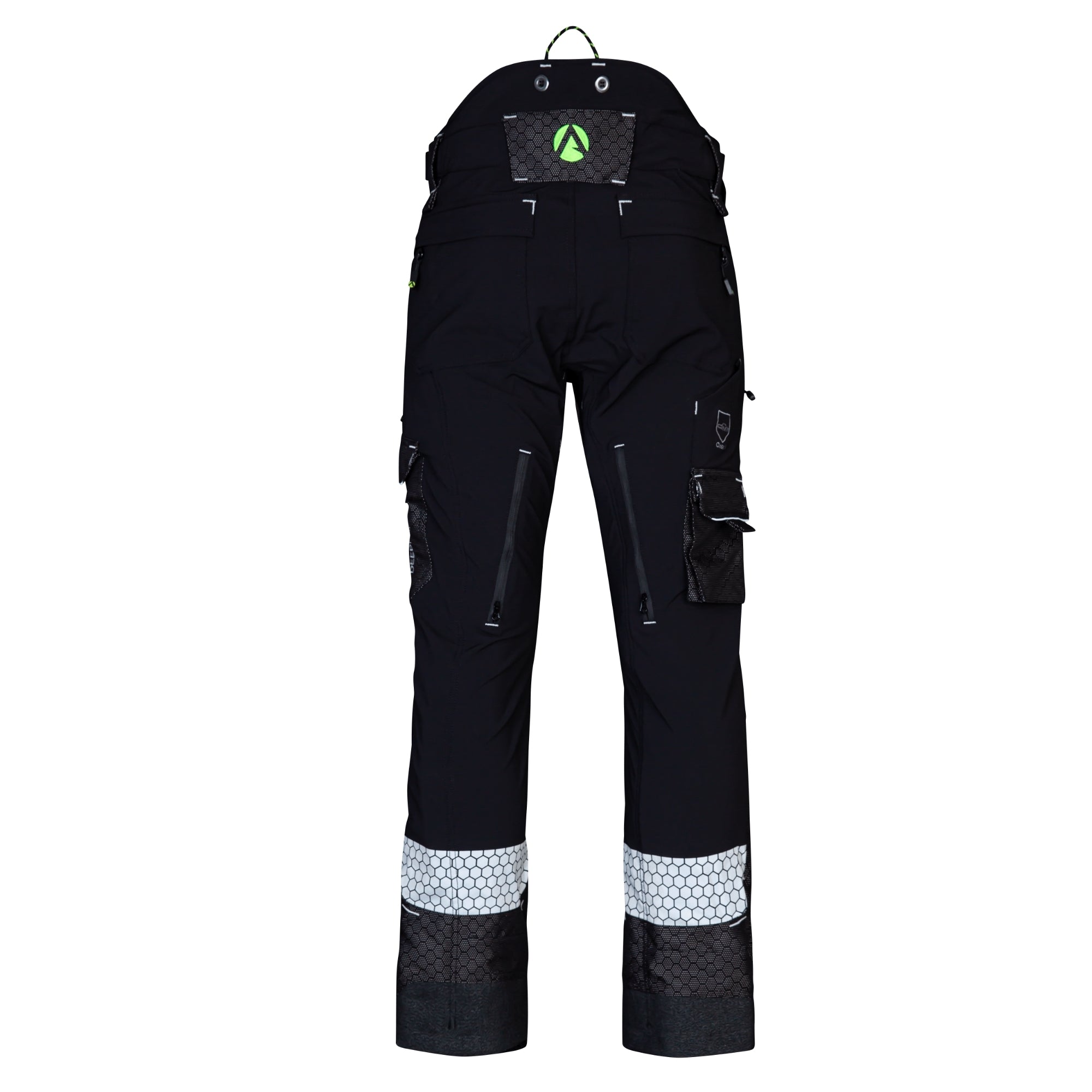 AT4080 - Arbortec Deep Forest Chainsaw Trousers Design A/Class 1 - Black - Image 2