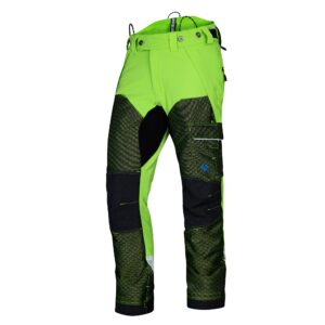 AT4080 - Arbortec Deep Forest Chainsaw Trousers Design A/Class 1 - Lime