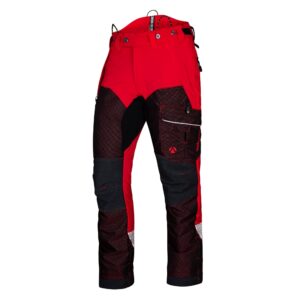 AT4080 - Arbortec Deep Forest Chainsaw Trousers Design A/Class 1 - Red