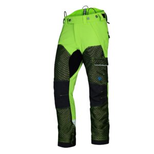 AT4090 - Arbortec Deep Forest Chainsaw Trousers Design C/Class 1 - Lime