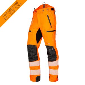 ATHV4060 Breatheflex Pro Chainsaw Trousers Design A Class 1 - Hi-Vis Orange