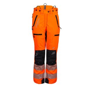 ATHV4060(F) Breatheflex Pro Women's Chainsaw Trousers Class 1 / Design A - Hi-Vis Orange