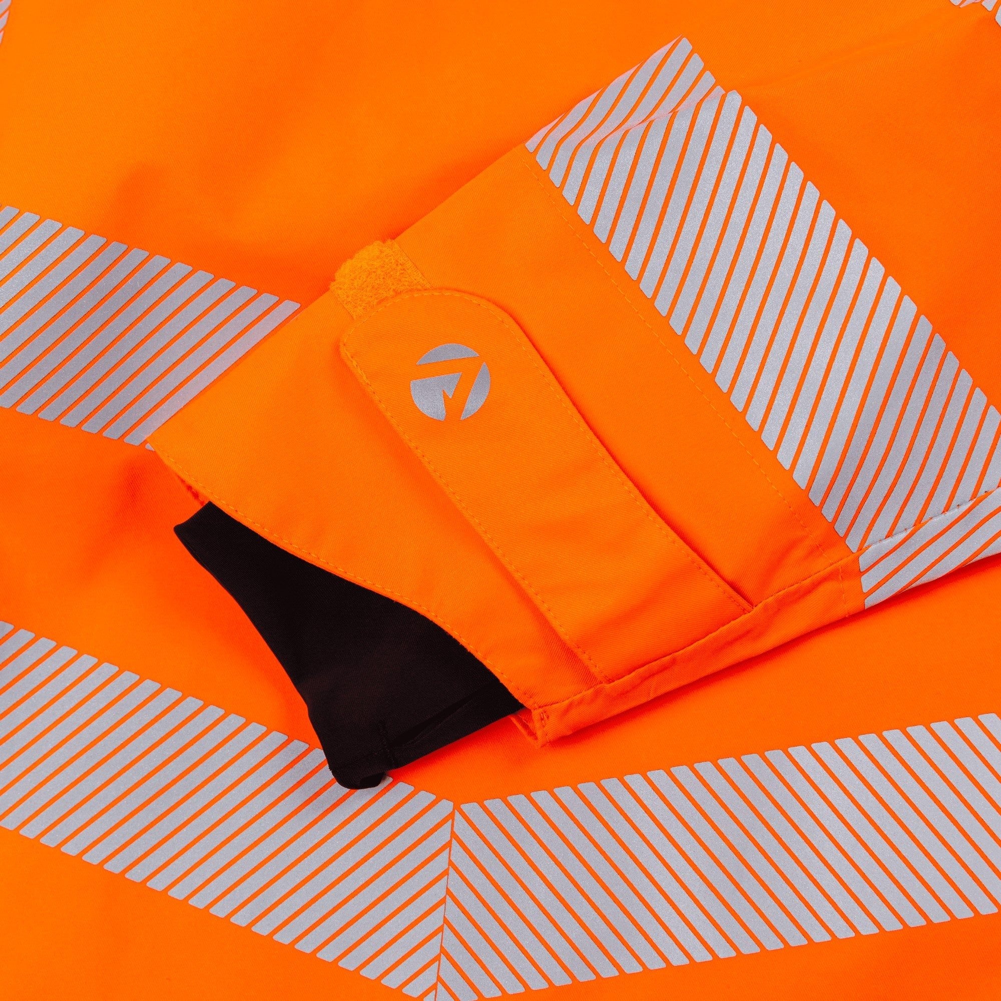 ATHV4420(F) Full Zip Waterproof Women’s Work Jacket – Hi-Vis Orange - Image 8