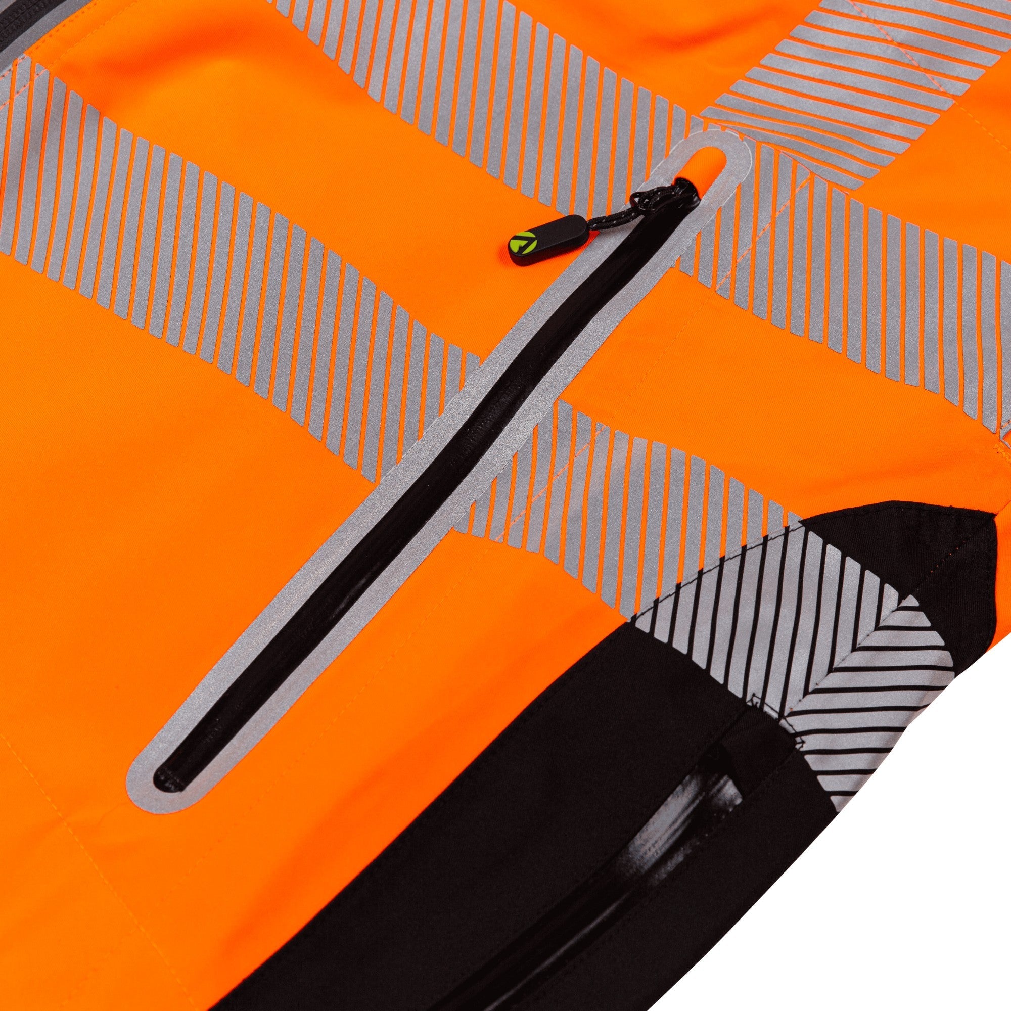 ATHV4420(F) Full Zip Waterproof Women’s Work Jacket – Hi-Vis Orange - Image 6