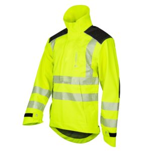 ATHV4460 - Heavy Duty Half Zip Waterproof Jacket - Hi Vis Yellow