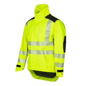 ATHV4480 - Heavy Duty Full Zip Waterproof Jacket - Hi Vis Yellow