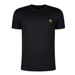 Black Short Sleeve T-Shirt (Lime - AIS)