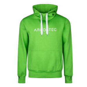 Lime High-Neck Hoodie