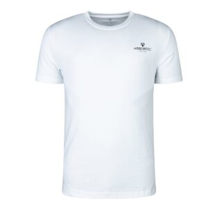 White Short Sleeve T-Shirt (Black - AFS/AIS)